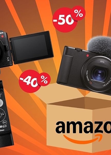 Amazon Black Friday Black Week 2025 offerte fotocamere VLOG Evidenza
