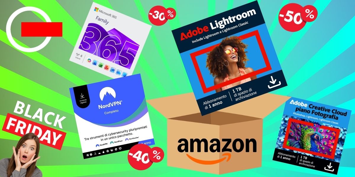Oggi è il vero Black Friday, anche per le licenze software: enormi sconti sui prodotti Adobe, Microsoft e altri