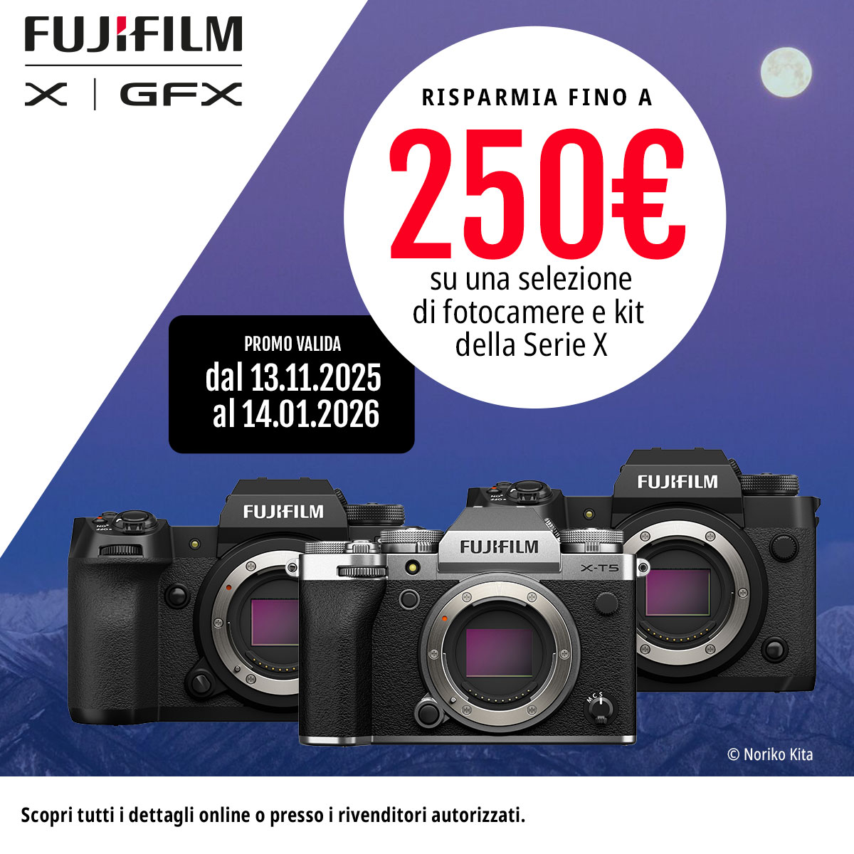 FUJIFILM Winter Promo 2025 Cashback & Instant Rebate Serie X e GFX