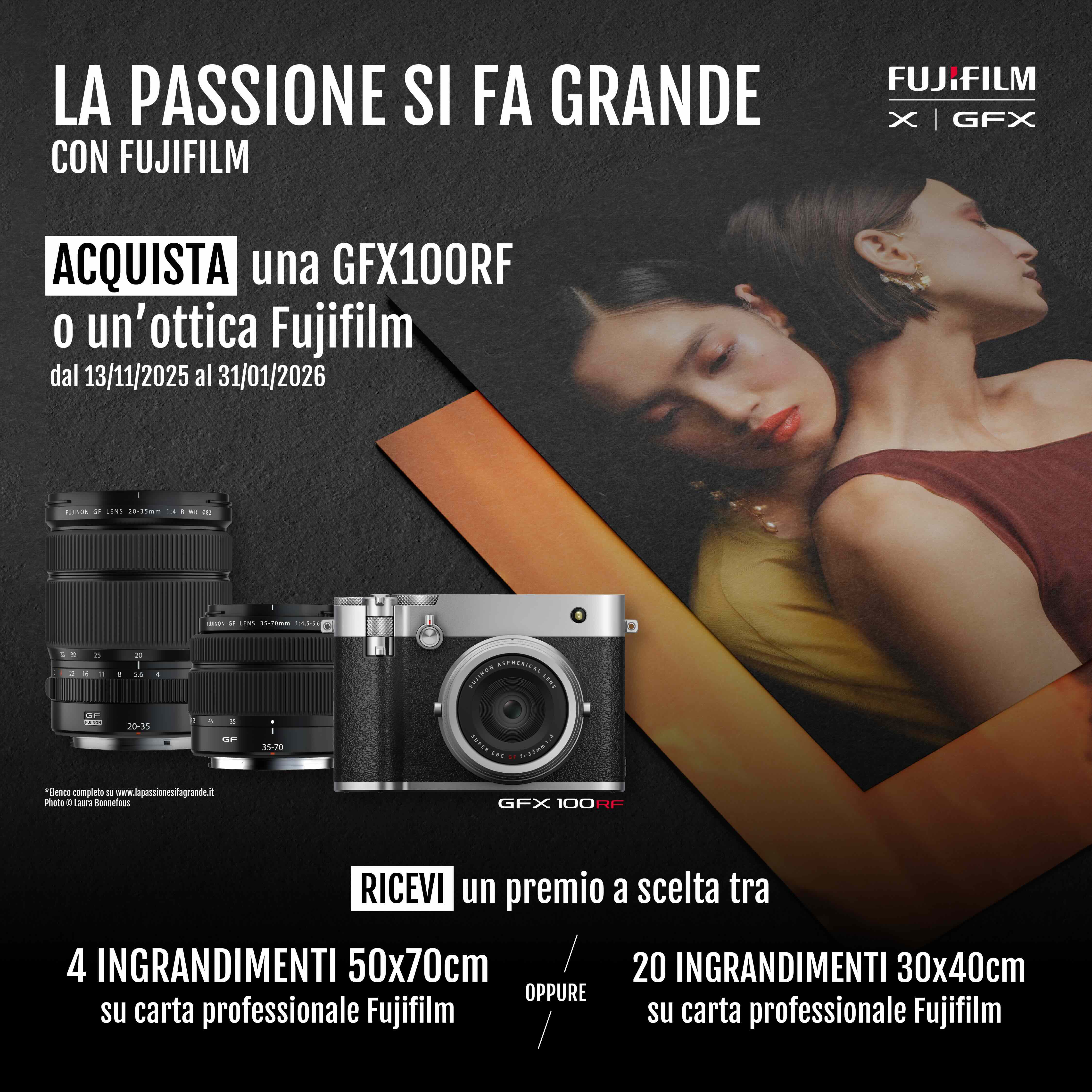 FUJIFILM “La Passione si fa Grande”