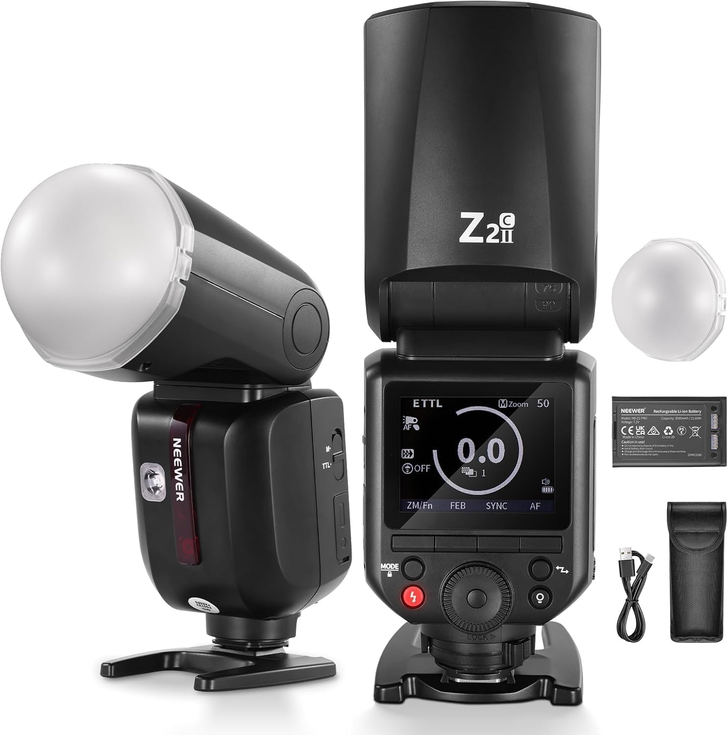 NEEWER Z2II-C Flash Speedlite TTL 2.4G Compatibile con Canon