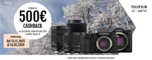 FUJIFILM Winter Promo 2025 Cashback & Instant Rebate Serie X e GFX