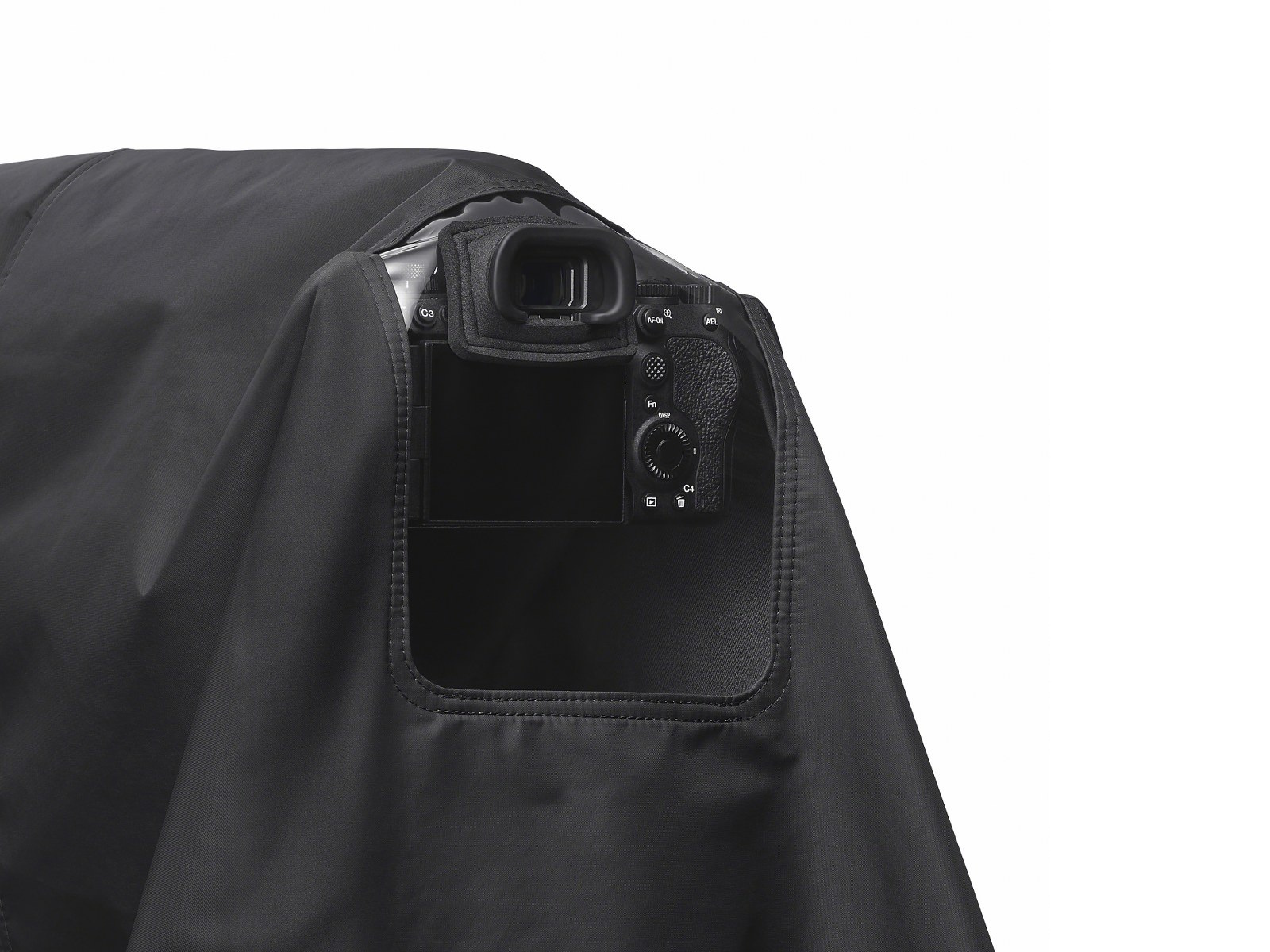 Sony copertura antipioggia ottiche supertele