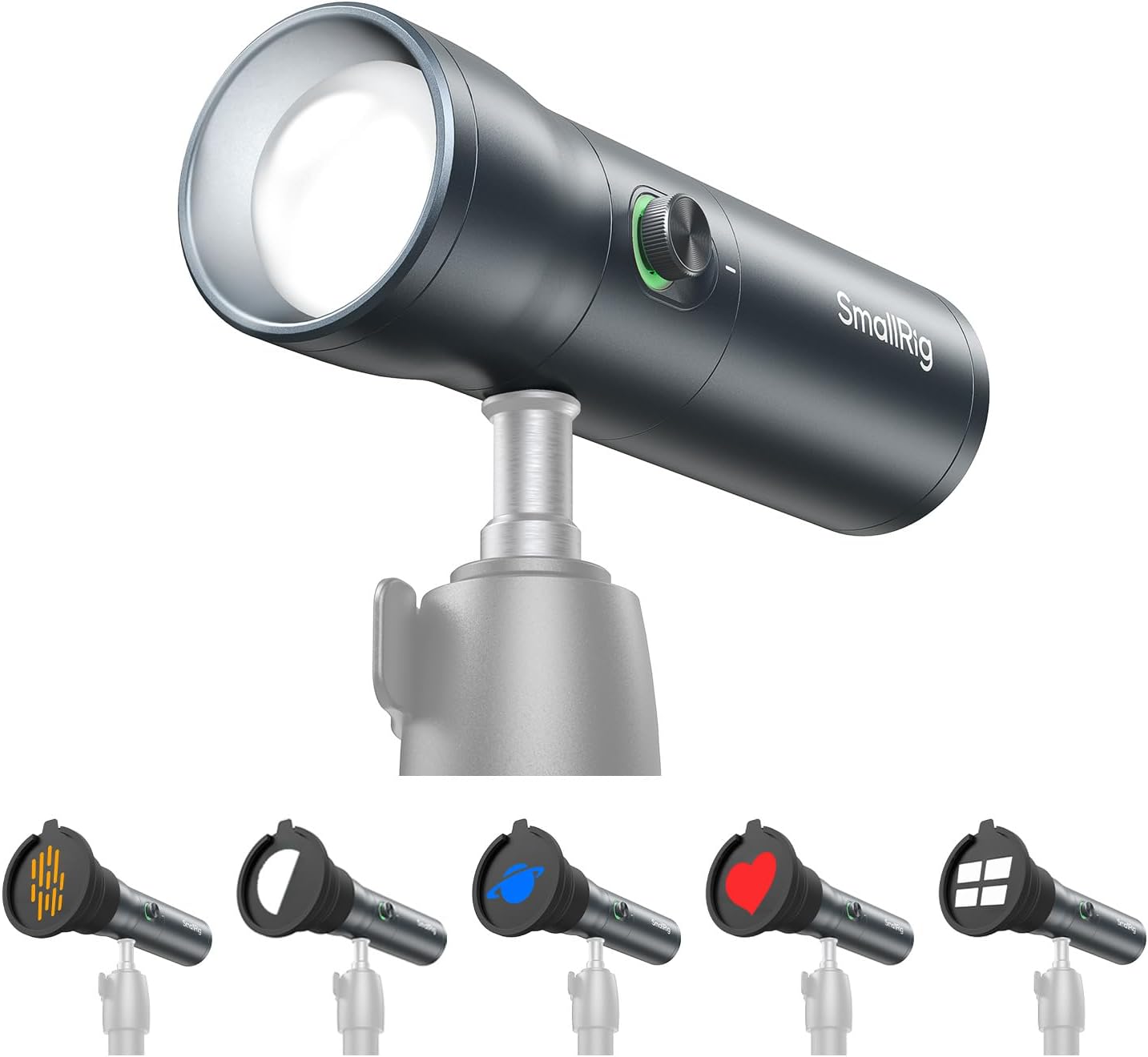 SMALLRIG Torcia Fotografica a LED RGB, Luce Ambientale Modellata in Lega di Alluminio 7500mAh