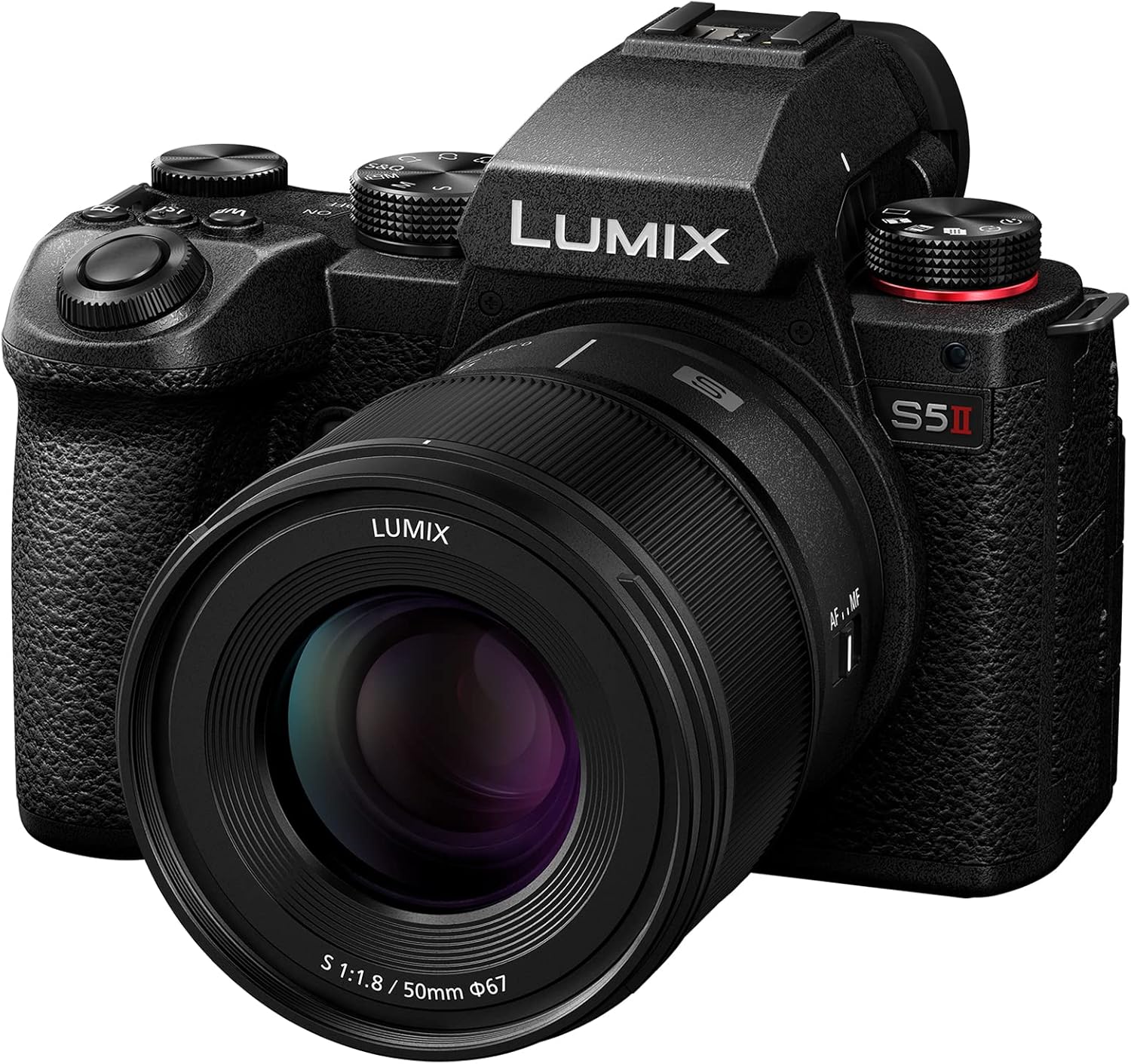 Panasonic LUMIX S5II Full Frame Mirrorless Camera con ottica 50mm F1.8