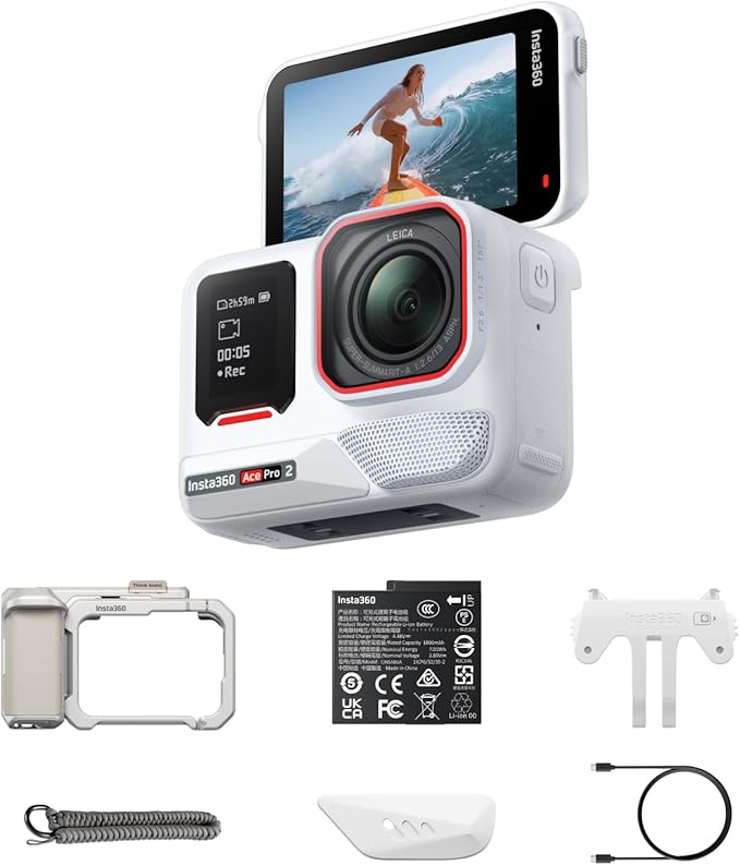 Insta360 Ace Pro 2 in Edizione Limitata Bianco Artico