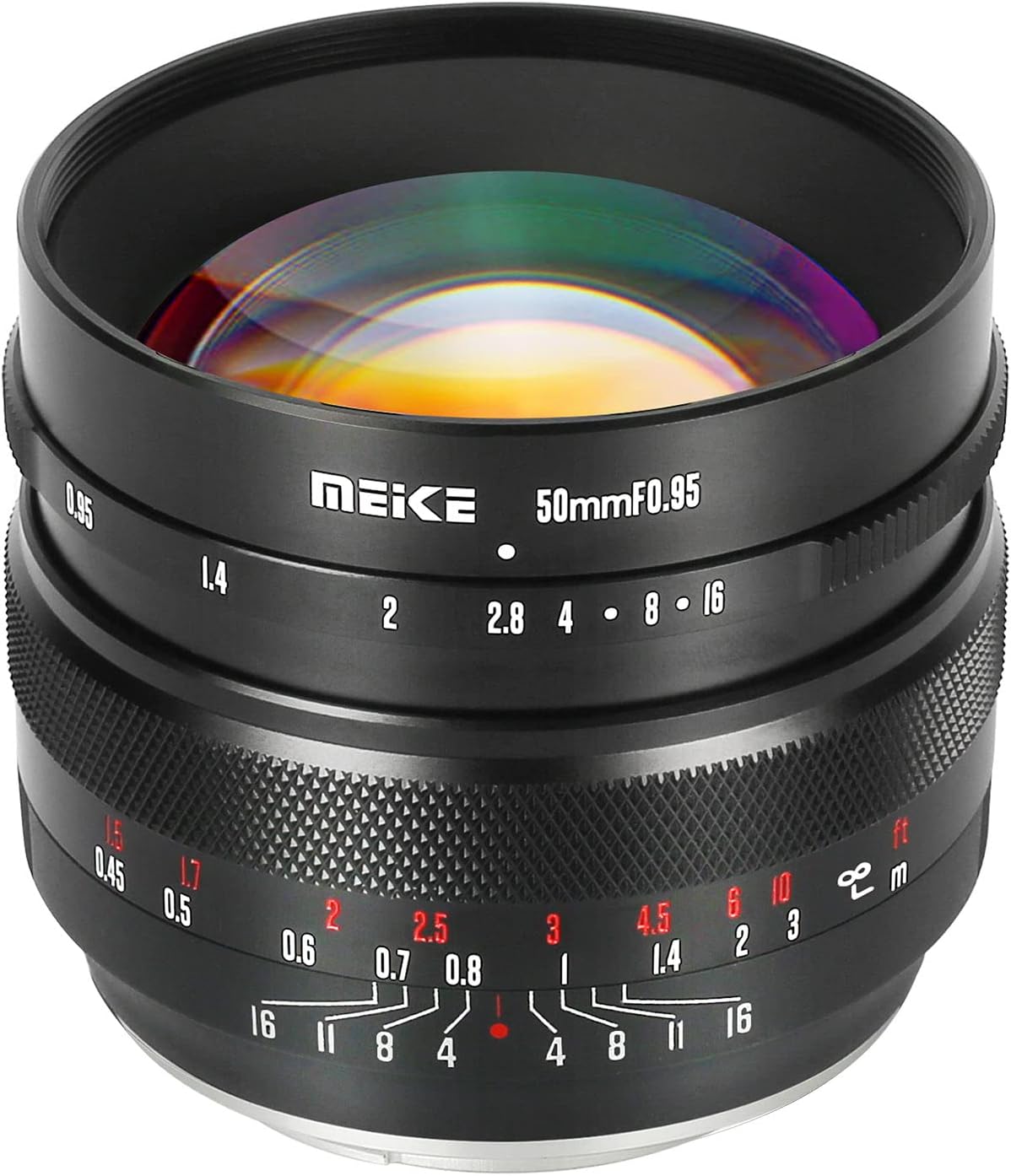 Meike 50 mm f0.95 apertura standard manuale messa a fuoco obiettivo fisso APS-C