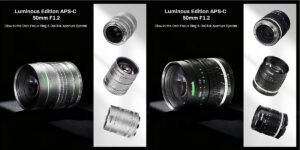 Pergear Obiettivo a messa a fuoco manuale F1.2 APS-C da 50 mm per fotocamera Nikon Z Mount: edizione con cifre fosforescenti.