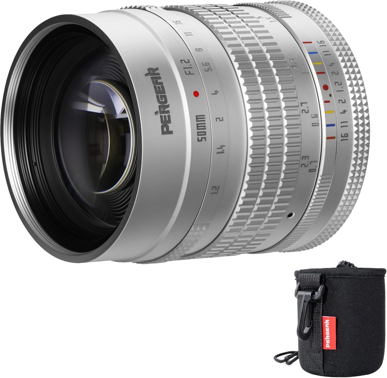 Pergear Obiettivo a messa a fuoco manuale F1.2 APS-C da 50 mm per fotocamera Nikon Z Mount