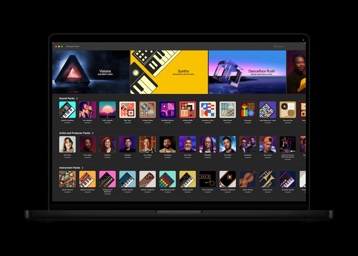 Apple presenta Apple Creator Studio che include Logic Pro