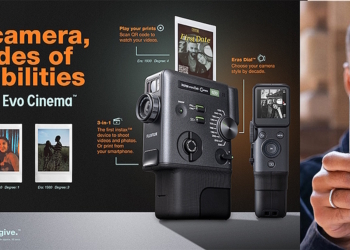 La Instax mini Evo Cinema EVIDENZA