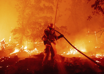 Josh Edelson fotografo incendi California Wildfires