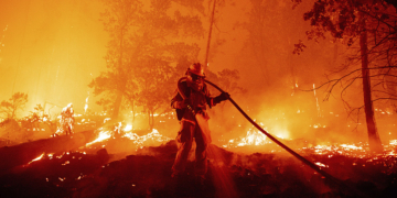 Josh Edelson fotografo incendi California Wildfires