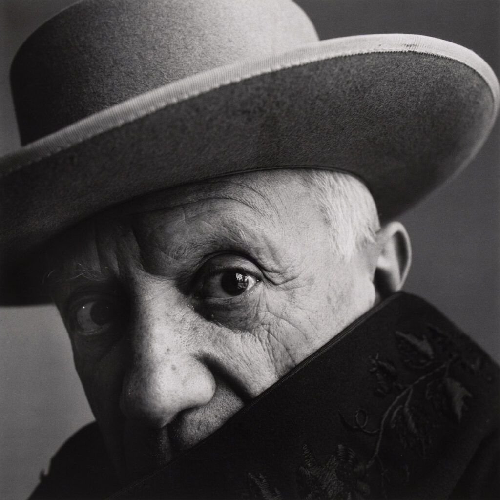 Picasso, Cannes, 1957. Collection Maison Européenne de la Photographie, Paris. © The Irving Penn Foundation