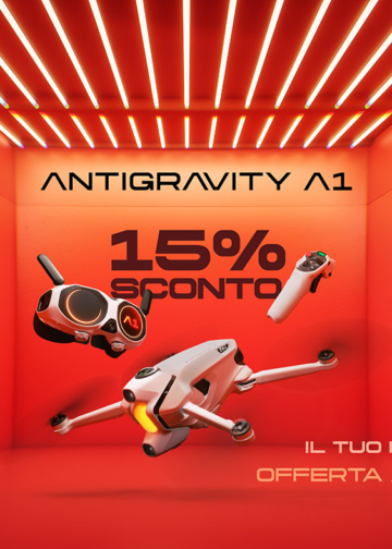 Antigravity A1: sconti fino a 260 euro per il primo drone 360° al mondo