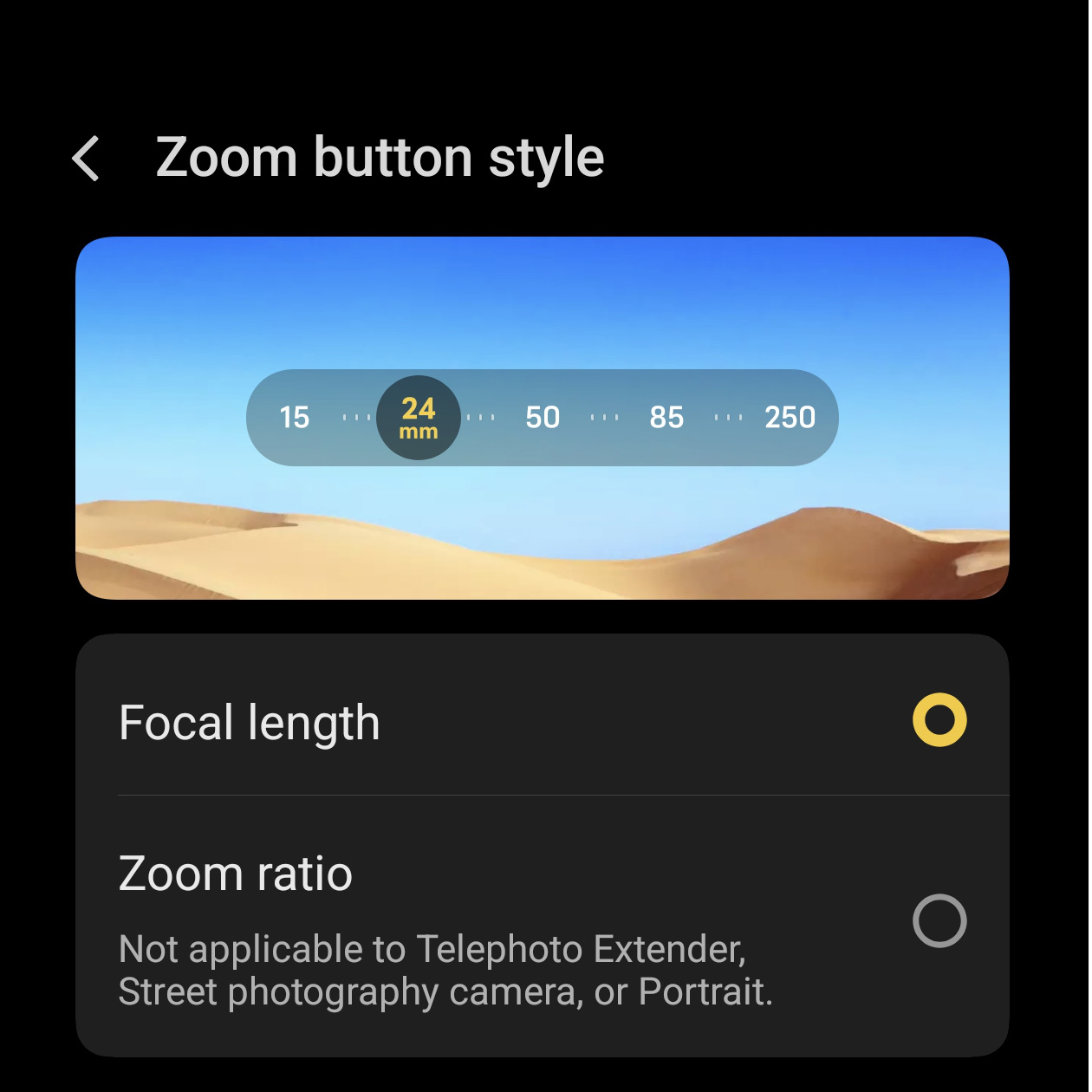 Vivo X300 Pro - Modalità visualizzazione focale