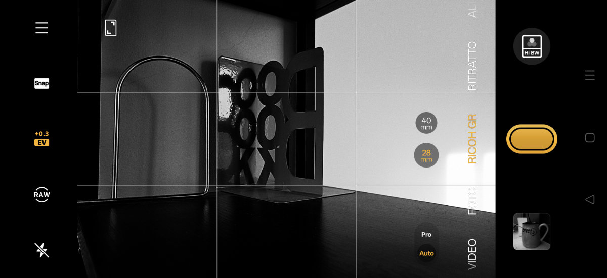 Interfaccia Ricoh GR Realme GT 8 Pro