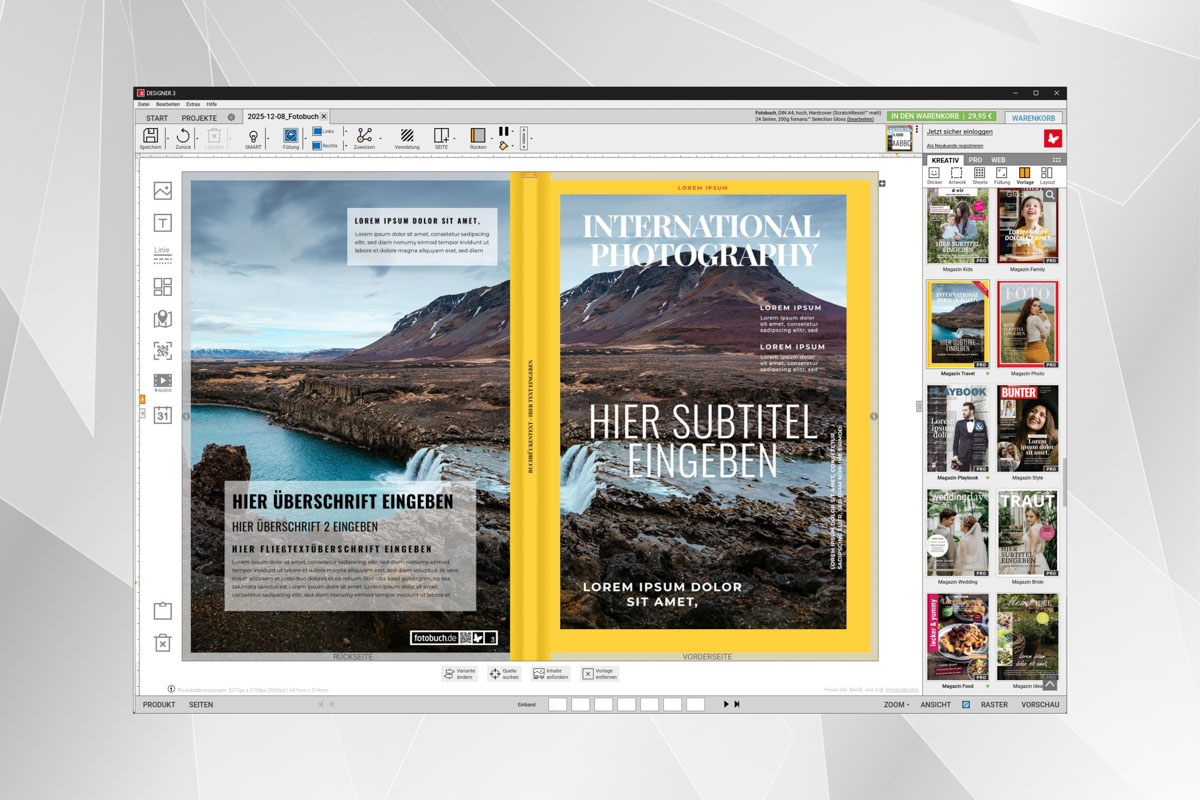 Best Photobook Design Software - 
Fotobuch Designer 3