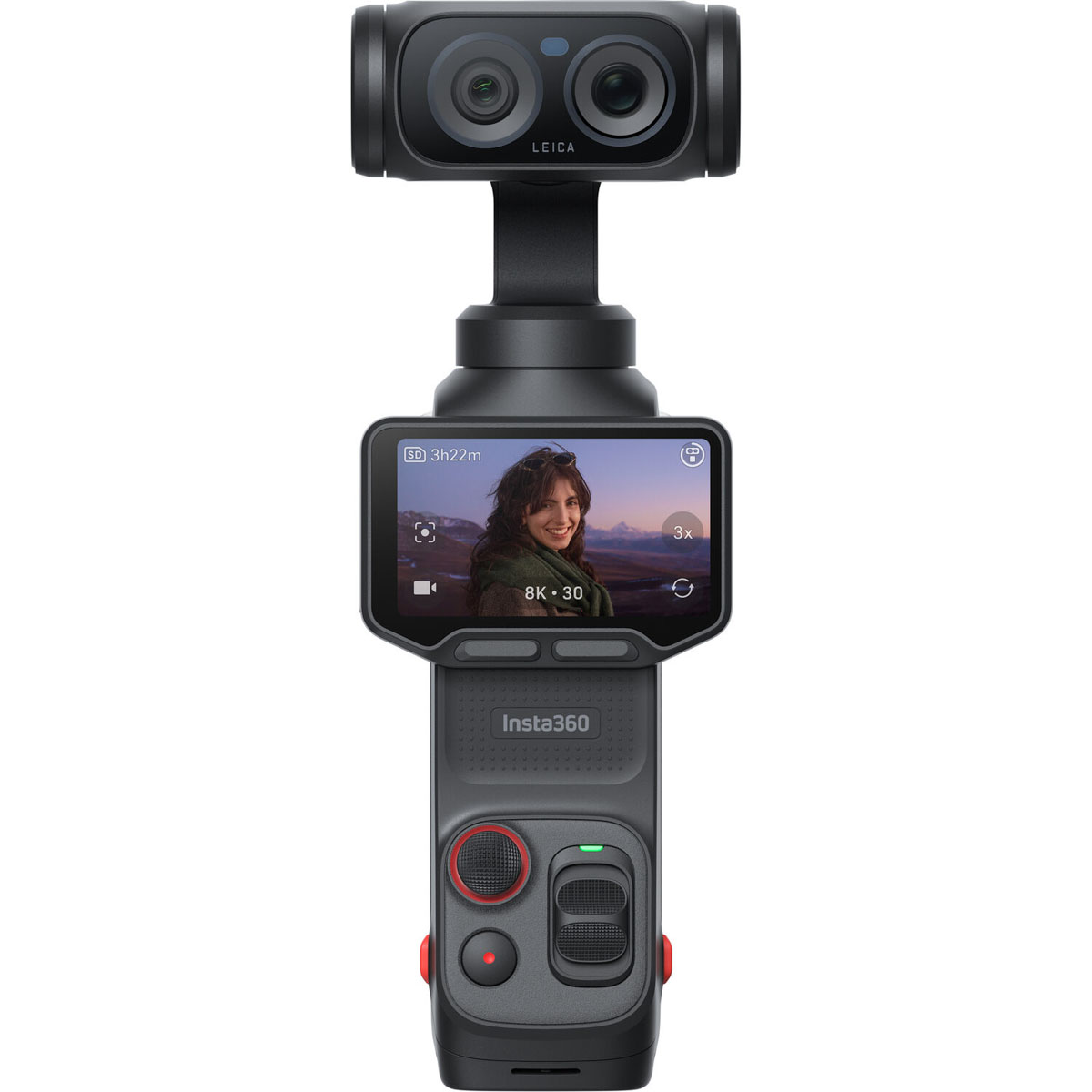 52,4×169,9×38,5mm per 233 grammi di peso. Insta360 Luna Ultra adotta un sistema a doppia fotocamera che permette di "muoversi" fra le focali comprese tra 20 e 60mm.