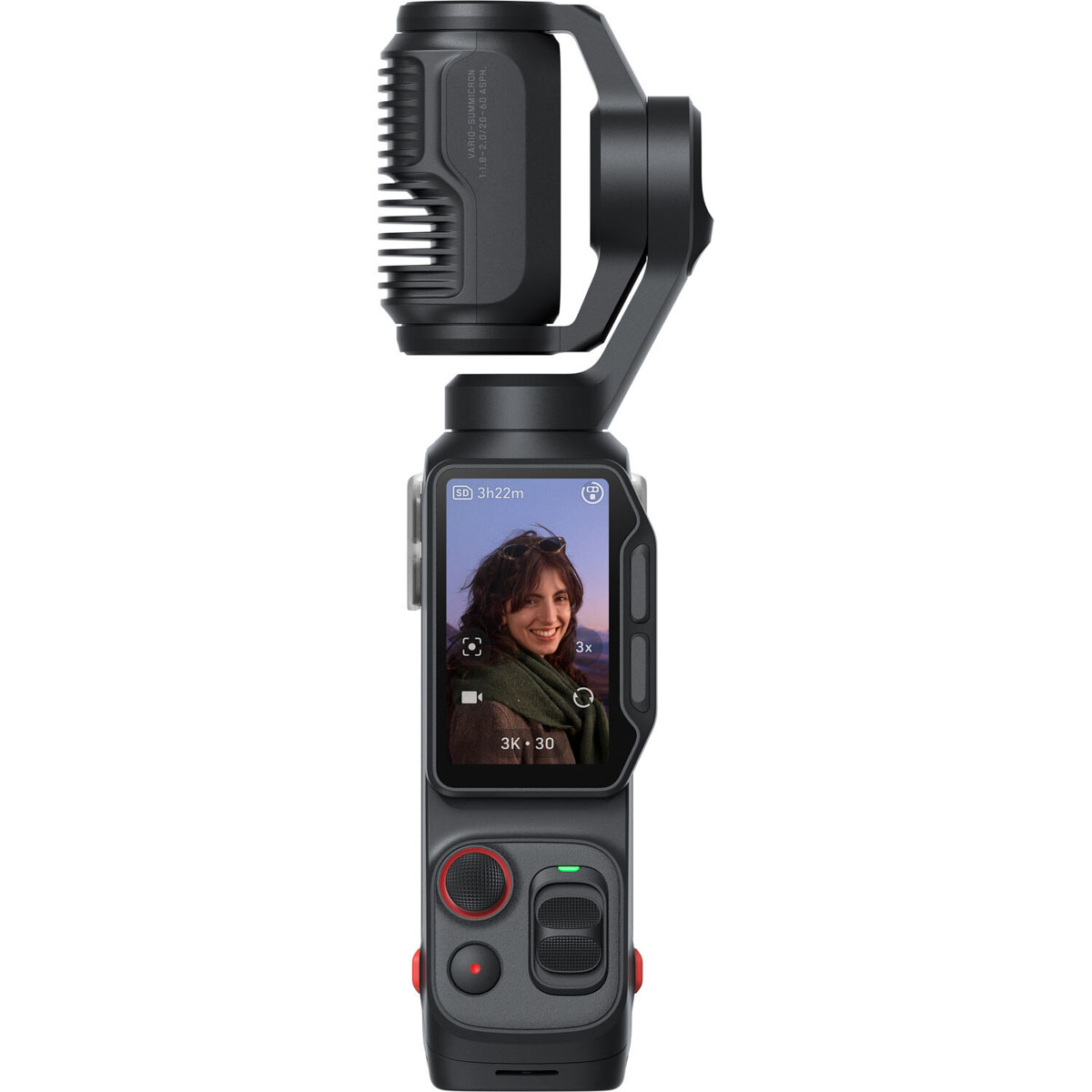 52,4×169,9×38,5mm per 233 grammi di peso. Insta360 Luna Ultra adotta un sistema a doppia fotocamera che permette di "muoversi" fra le focali comprese tra 20 e 60mm.