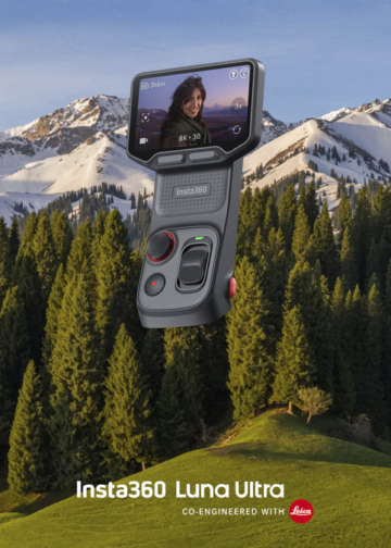 Insta360 Luna Ultra: il nuovo gimbal fotovideo tascabile con due obiettivi Leica, sensore da 1 pollice e schermo removibile