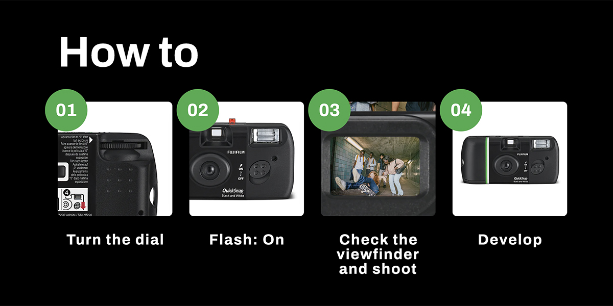 Set Di 10 Fotocamere USA E Getta Fujifilm Quicksnap 400 Con Flash E Scheda Suggerimenti Clikoze – Pellicola 35mm Per Vacanze E Feste
